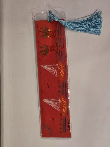 Bookmark Handmade Red